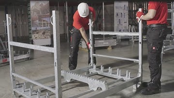 How to assemble ST60 from Hünnebeck – part 9: Frame rack operating