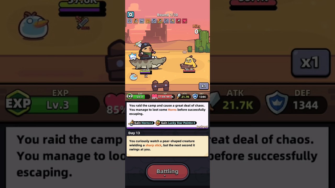 Power 169.7K - 9.Golden Dunes 🟡 Capybara GO – Fun & Crazy Adventure! 🟡