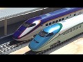 山形新幹線E3系2000番台Nゲージ 到着〜発車シーン の動画、YouTube動画。