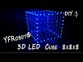 ⚡ YFRobot ⚡ DIY LED 3D Куб 8х8х8 kit набор для сборки.