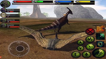 Pterodactyl VS T-Rex, Velociraptor, Sabertooth, Dinosaurs,  Ultimate Dinosaur Simulator, Part 2