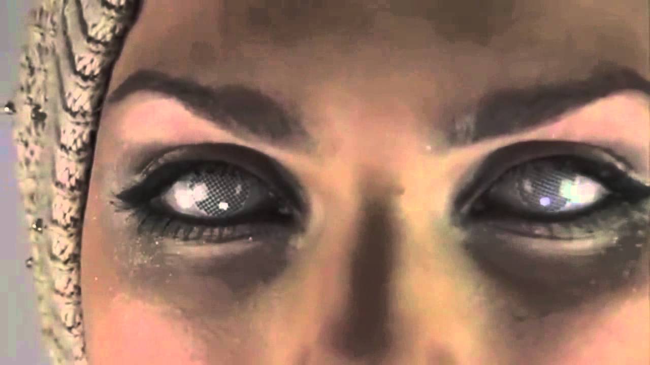 Witte gaas kleurlenzen