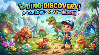 Download Lagu Tommy’s Dino Discovery Adventure 🦖🌋 | Explore, Play & Learn Dinosaurs | Fun Dinosaur Song for Kids
