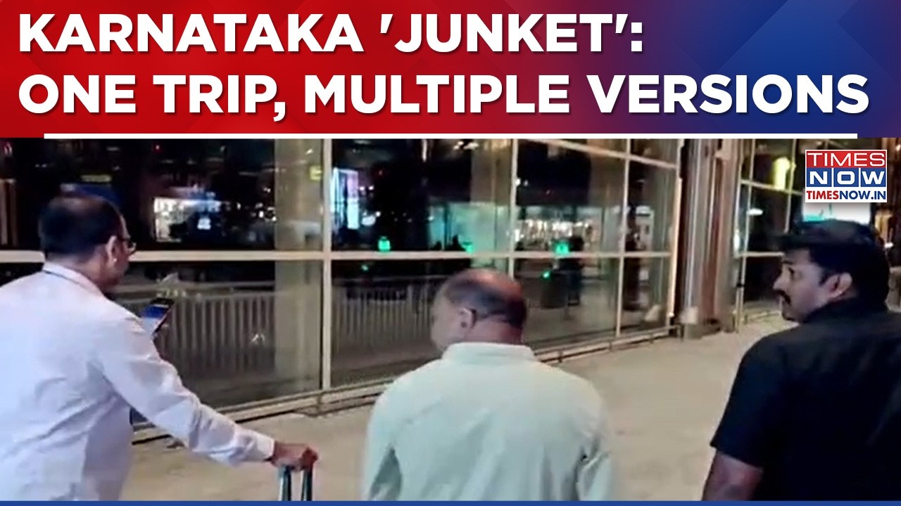 BJP Up In Arms Over Karnataka MLAs 'Foreign Trip' | Congress Desperate To Keep CM Camp United?