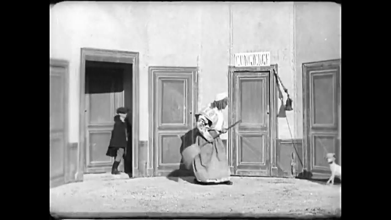 Les tribulations d'un concierge [Lumière] (1896)
