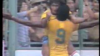 Os gols de Brasil 3 x 1 Argentina pela Copa do Mundo de 1982