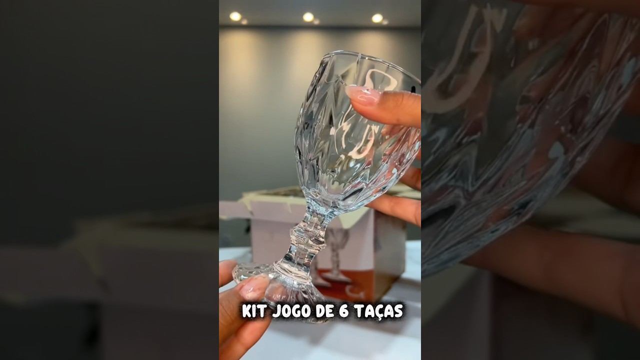 Achadinho da Shopee, Kit jogo de 6 taças 😱