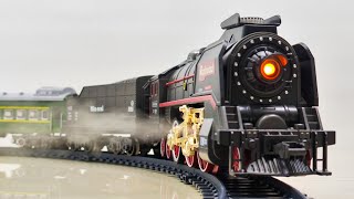 Classic 2-6-4 Steam Train Unboxing & Cinematic Run - Authentic Engine Sounds & Rail ASMR