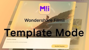Wondershare Filmii - How to Use Smart Video Templates