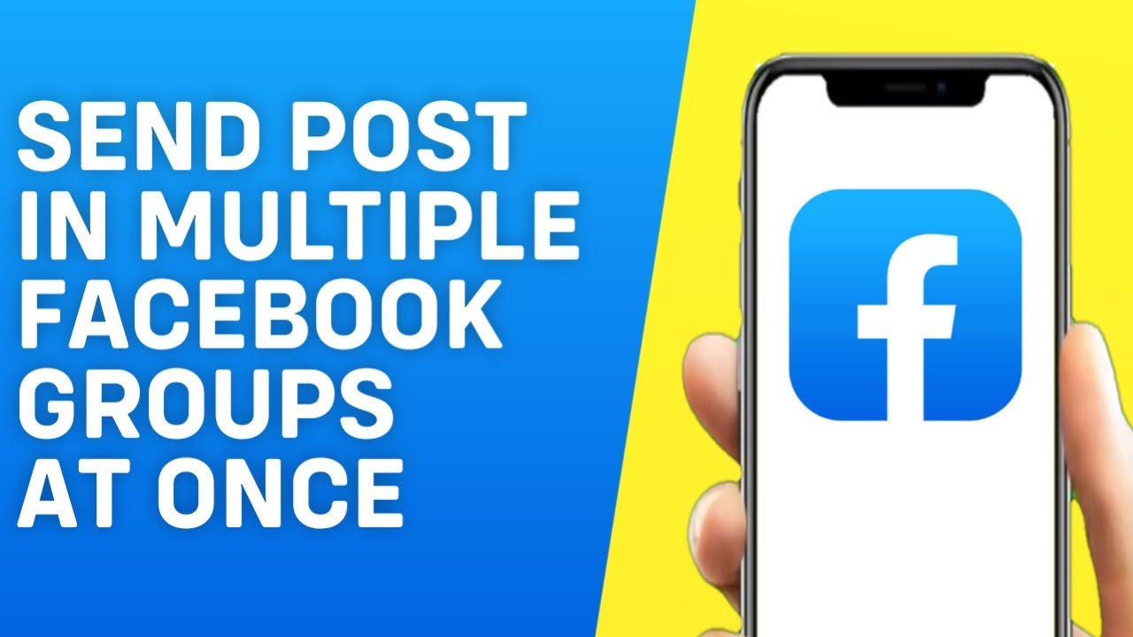 Can You Send Post in Multiple Facebook Groups at Once 2024 YouTube