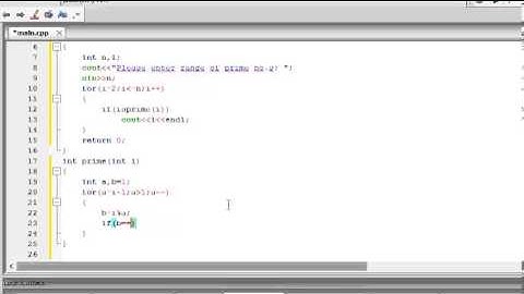 C++ Tutorial 19 - Generating Prime Numbers