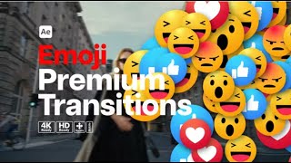 Premium Transitions Emoji After Effects Templates