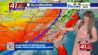 Warm and dry Friday ahead of weekend rain and storms