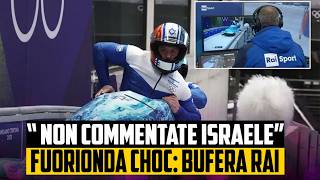 Bufera In Rai, Clamoroso Fuorionda Contro Israele Durante La Gara Di Bob
