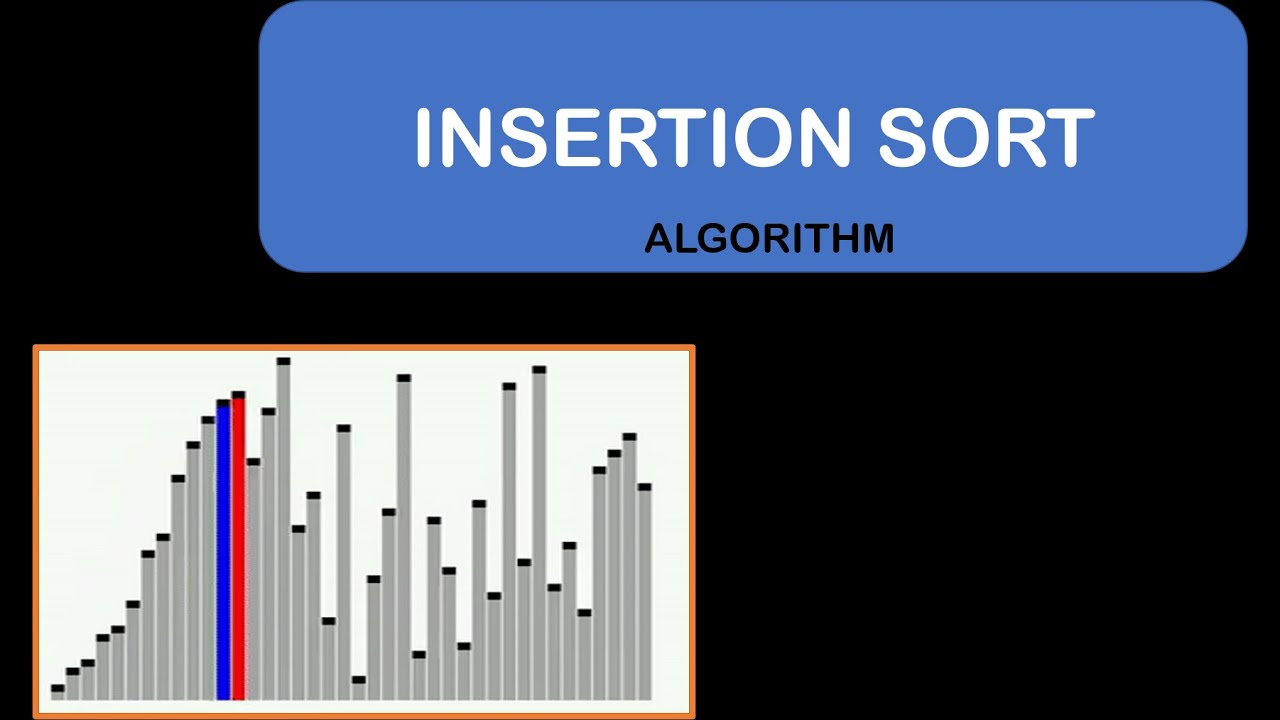 SORTING WITH INSERTION SORT - YouTube
