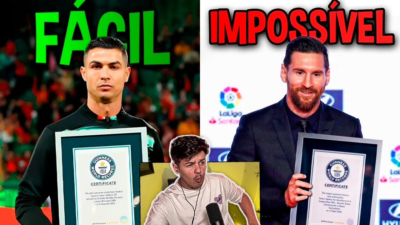 Os RECORDES MAIS INQUEBRÁVEIS do Futebol! - wardi REACT!