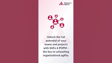 The Power of SAFe Product Owner / Product Manager | Advance Agility |  #safe #product #manager