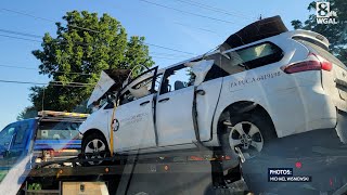 Route 283 crash scene