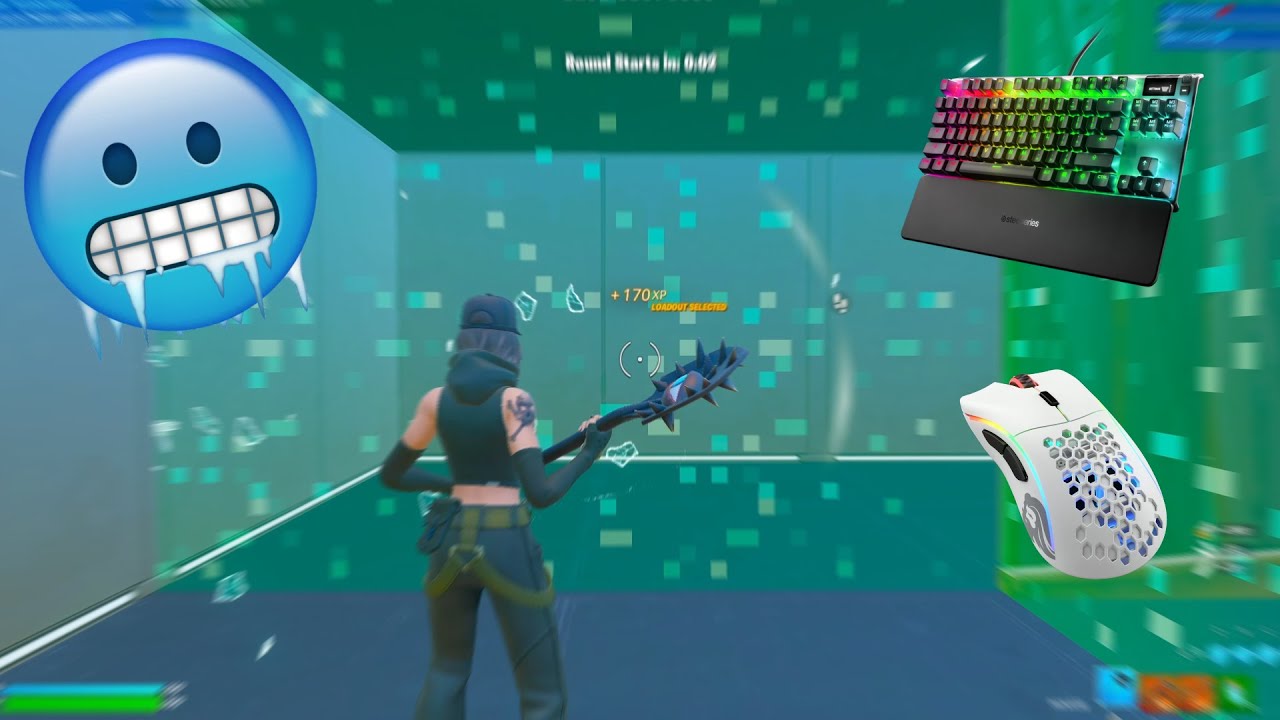 SteelSeries Apex Pro TKL ASMR Chill🎧 Piece Control 1v1🏆 Satisfying Fortnite😴
