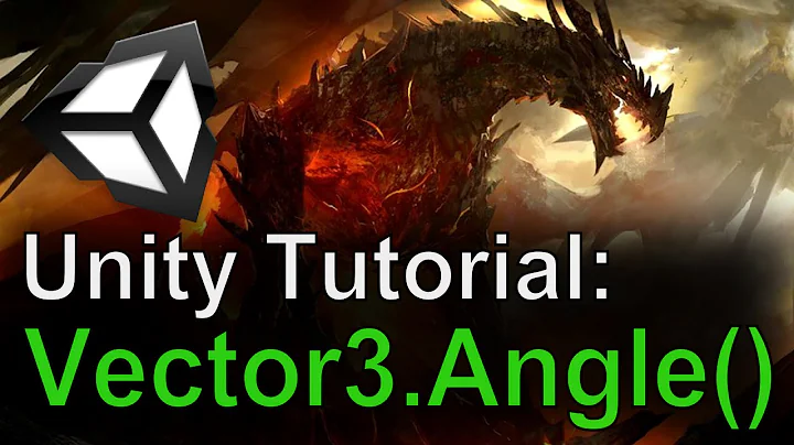 Unity Tutorial: Vector3.Angle