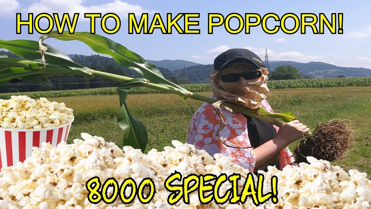 MAKING POPCORN FROM CORN ON A COB! 8K Special! YouTube