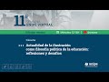 1903 Actualidad de la ilustración como filosofía política de la educación: reflexiones y desafíos