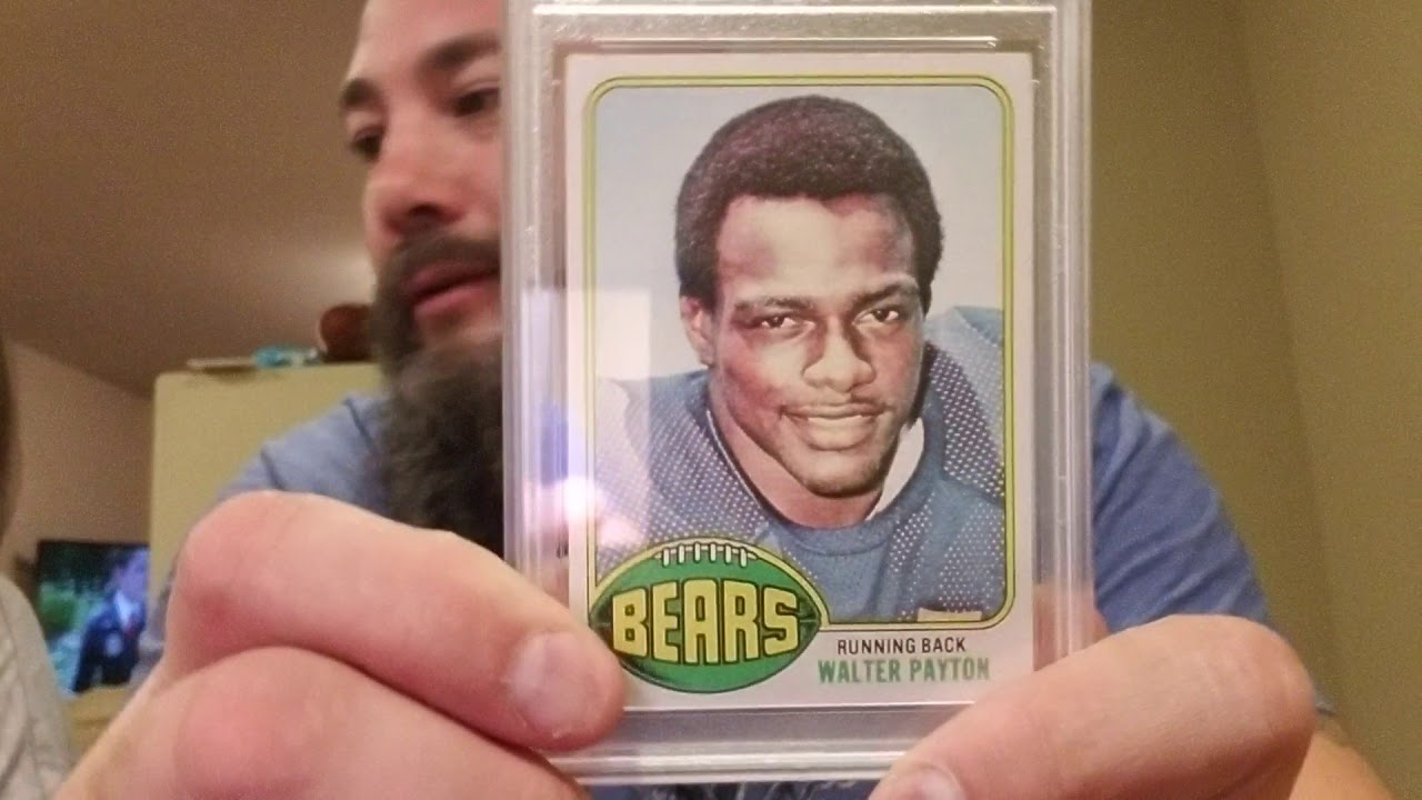 Mail Day Walter Payton Rookie Card YouTube