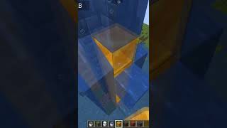honey block elevator#minecraft #thegamingzone