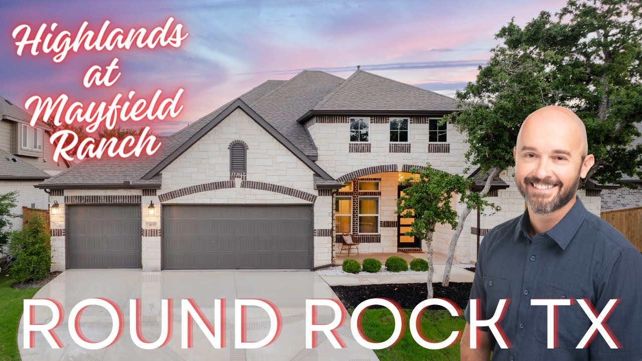 Chesmar Homes Highlands at Mayfield Ranch Home Tour Round Rock