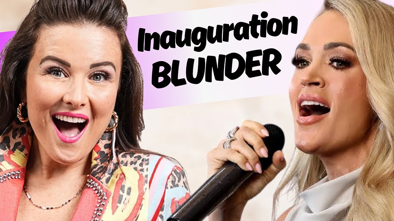 Inauguration Issues?!?! Vocal Coach Reacts to Carrie Underwood - America The Beautiful (Acapella)