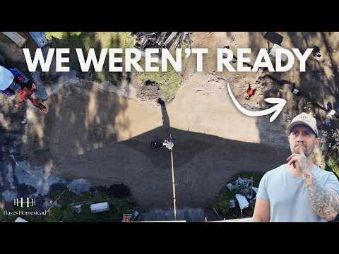 We were NOT ready for this to arrive!! | But it DID anyway