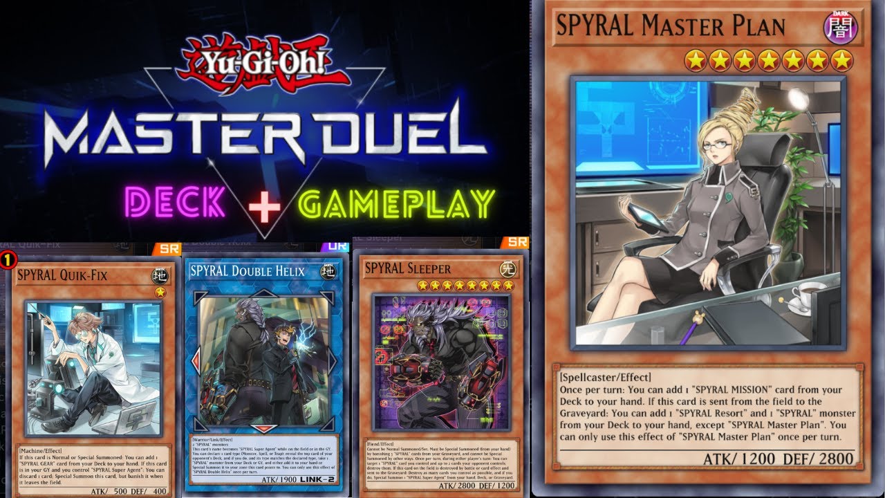 Tier 0 MASTER DUEL Spyral DECK PROFILE + GAMEPLAY GUIDE!
