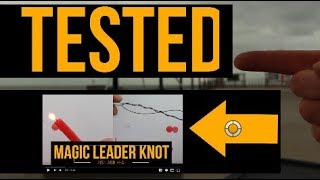 Sea Fishing rig guide   The "magic" leader knot tested