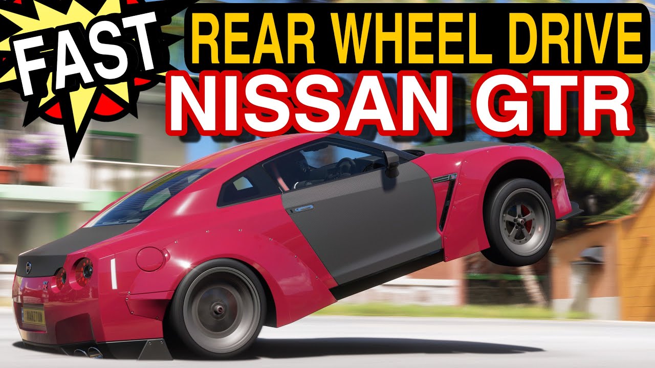 FORZA HORIZON 5 - NISSAN GTR (RWD) DRAG TUNE - YouTube