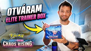Otváram Elite Trainer Box Chaos Rising - pokémon Janek