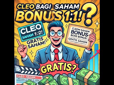 CLEO Bagi Saham Bonus 1:1! Cuan Gak Nih? Simak Penjelasannya!