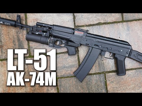 Lancer Tactical LT51 AK74 with Under Barrel Grenade Launcher