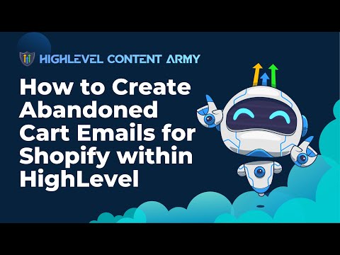 How to Create Abandoned Cart Emails for Shopify within HighLevel