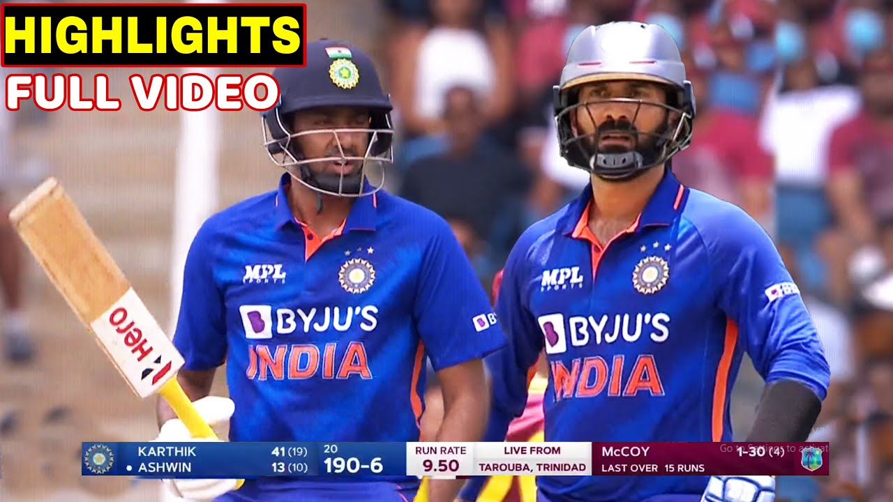 India Vs West Indies 1st T20 Full Match Highlights, Ind Vs Wi 1st T20 Full Match Highlights, Karthik