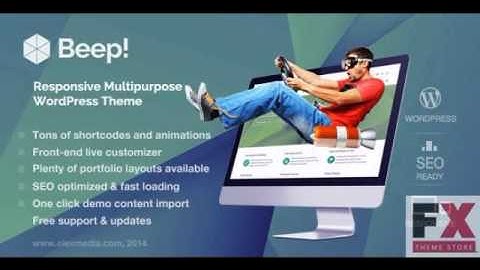 Preview Beep Responsive Multi-Purpose WordPress Theme TFores