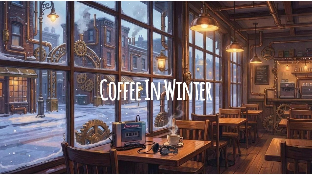 Coffee in Winter ☕❄️ K-R&B LoFi Beats for Study, Focus & Cozy Night Vibes | Dreamwave FM