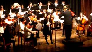 Ein Jung plays Concerto for Clarinet, Op. 26 by C.M. Weber, November 2012