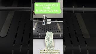Paper Cup Fan Printed By Single Pass Digital Printer #cmykprinting #smallbusiness
