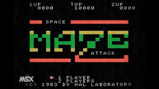 SPACE MAZE ATTACK ・ MSX ・ Retro PC Game