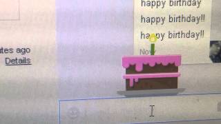 Google hangouts brings animated emoji - easter eggs for happy birthday