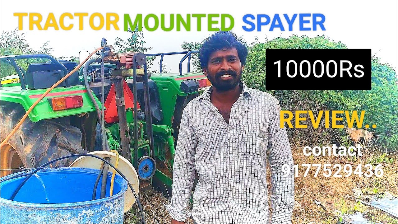 Tractor mountain spayer user feedback on chilli fieds inject fertilizer & presticides 