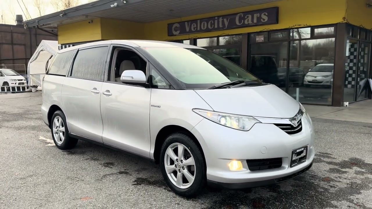 TOYOTA　ESTIMA 　HYBRID Vancouver Velocity Cars #19351 Toyota Estima Hybrid X 4WD (JDM 2.4