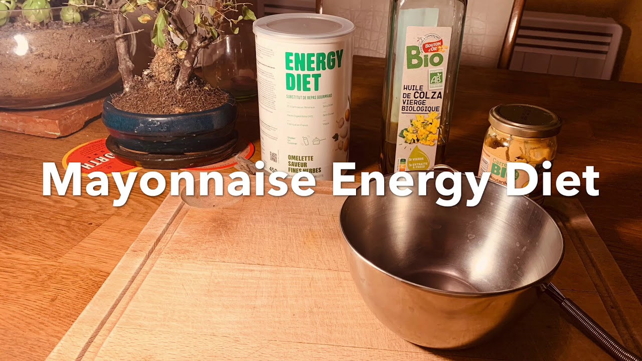 Recette Mayonnaise Energy Diet YouTube