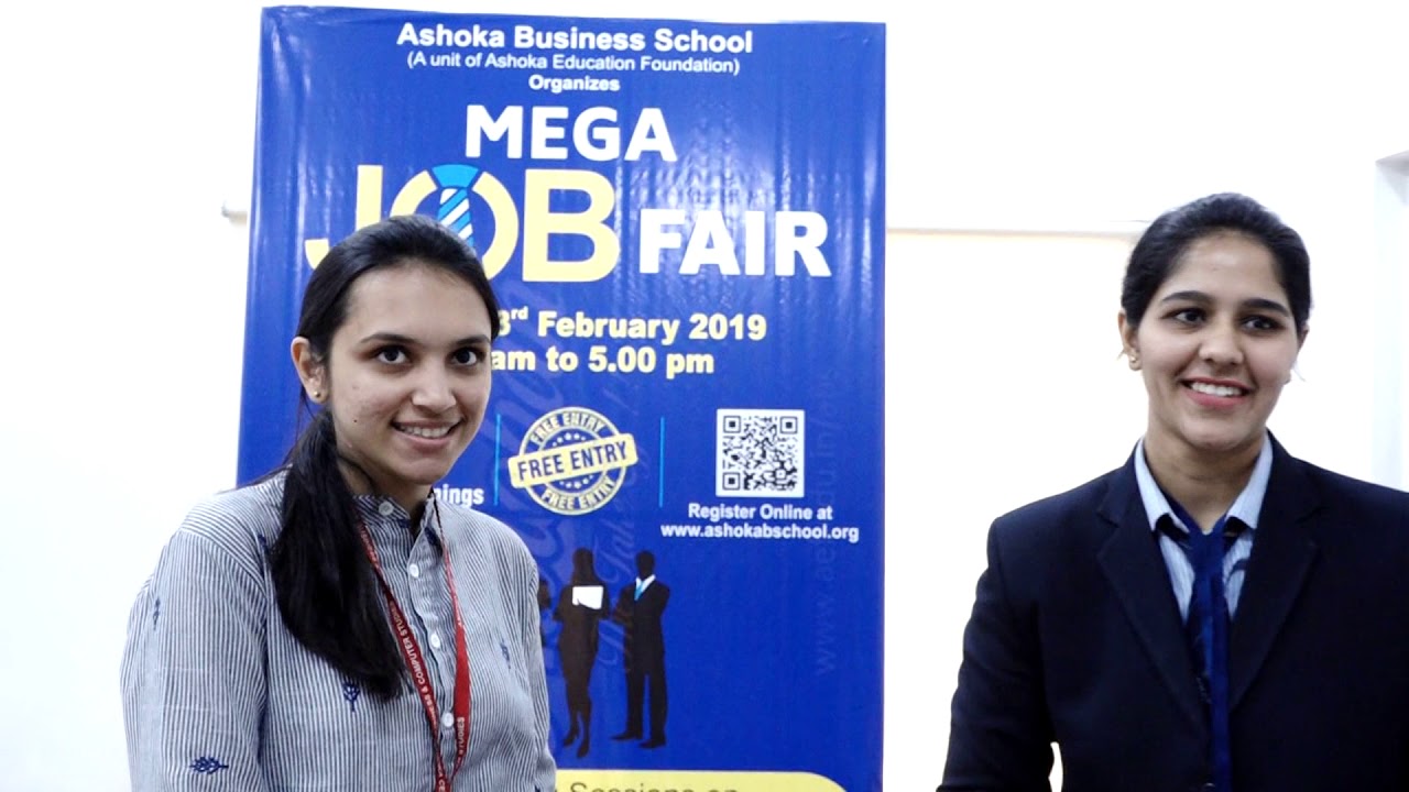 Ashoka Business School Mega Job Fair 2019 YouTube