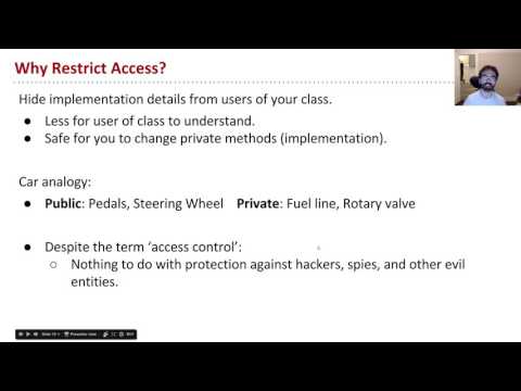 [Lists2, Video 2] Access Control and Nested Classes